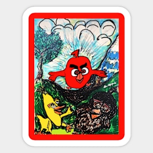 The Angry Birds Sticker